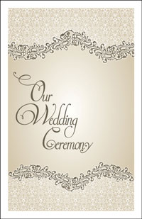 Wedding Program Cover Template 4A - Graphic 2